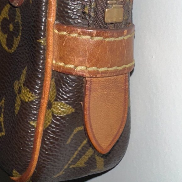 1987 Vintage Louis Vuitton Marly Bandouliere Monogram Crossbody Bag Purse - Picture 5 of 12